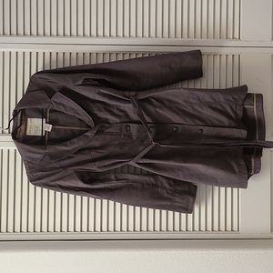 Free people trench jacket in khaki